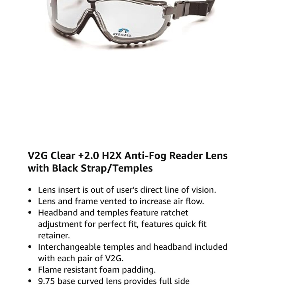 Black and Gray Wraparound Protective Glasses with Anti-Fog Lenses - Picture 5 of 7
